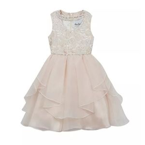 2 Rare Edition sequin Embroidered size 14 dress.